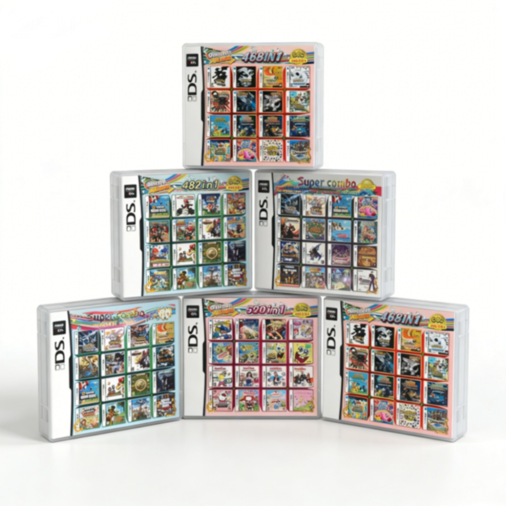 Retro Game Card - •Pokem0n Themed Multi-Game Cartridge For DS/3DS/NDSL/2DS-Preloaded