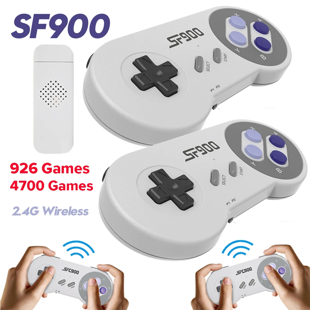 Retro Gaming Joystick - SF900 Retro Video Game Console HD