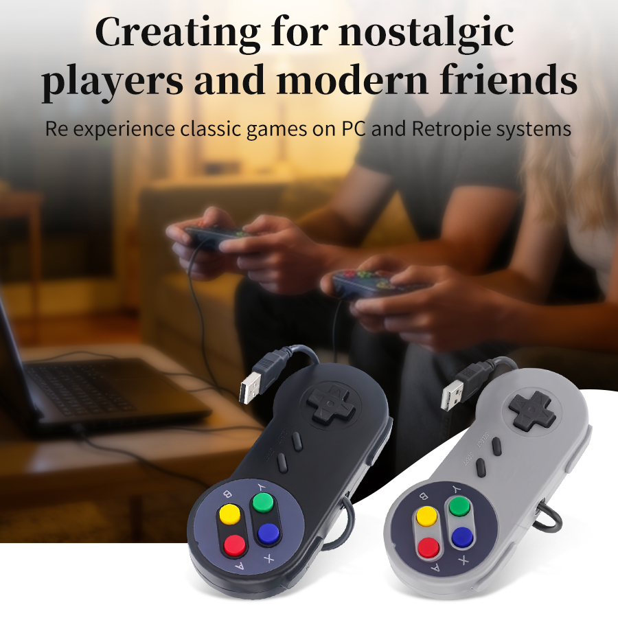 Retro Gaming Raspberry Pi Zero - USB Retro Gamepad for PC NESPi