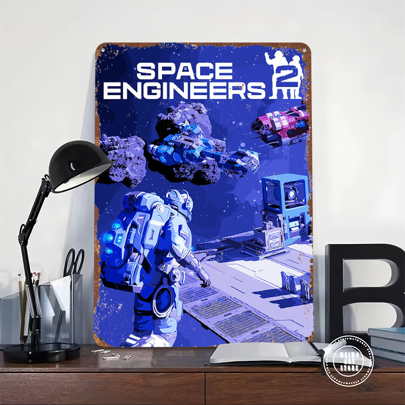 Space Engineers 2 Game Cover A - Retro Poster Gaming 评论和价格