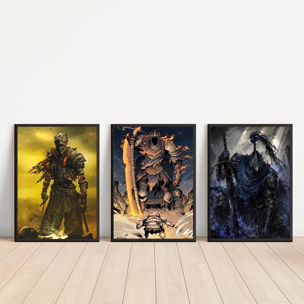 GAME Dark Souls Vintage Poster - Retro Poster Gaming 评论和价格