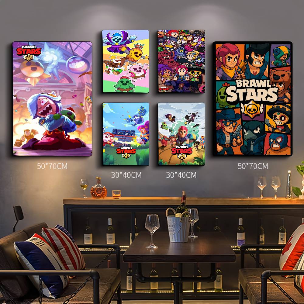Anime Game Brawl Stars Movie S - Retro Poster Gaming 评论和价格