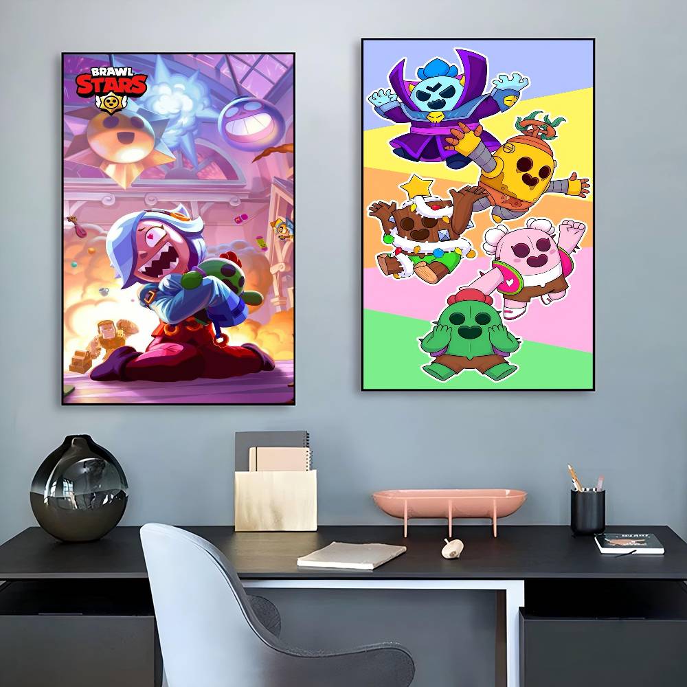 Anime Game Brawl Stars Movie S - Retro Poster Gaming 评论和价格
