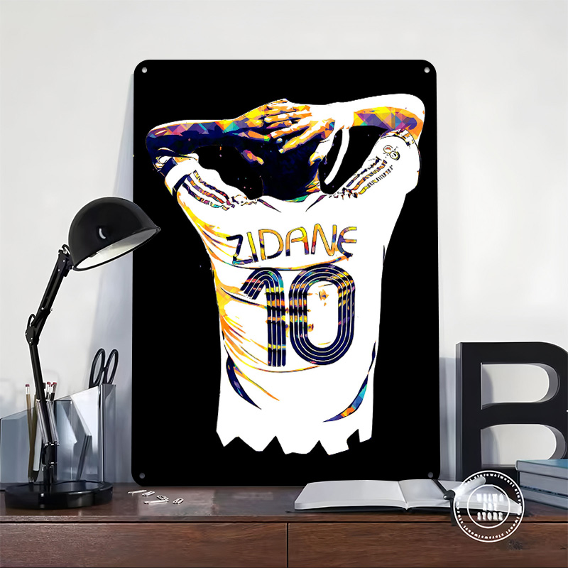Zidane Soccer Jersey Metal Pos - Retro Gaming Jersey 评论和价格