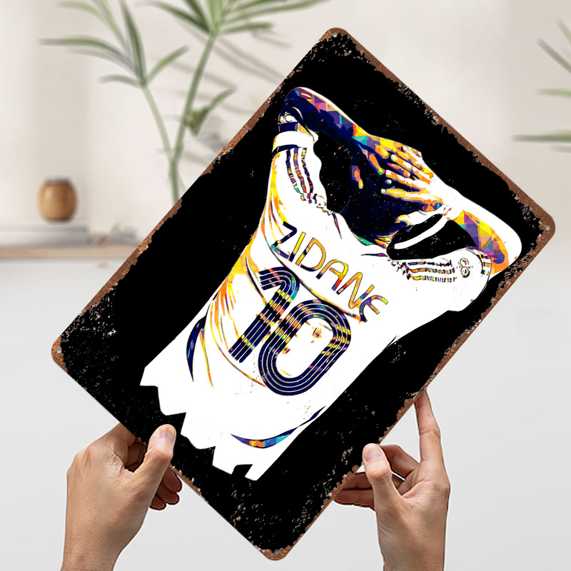 Zidane Soccer Jersey Metal Pos - Retro Gaming Jersey 评论和价格