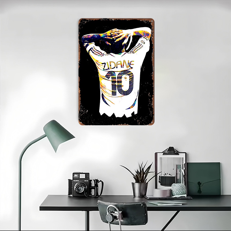 Zidane Soccer Jersey Metal Pos - Retro Gaming Jersey 评论和价格