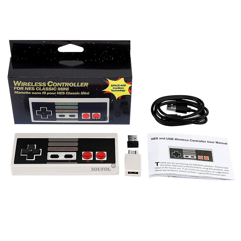 2.4 GHz Wireless USB Controlle - Nes Controller Usb 评论和价格
