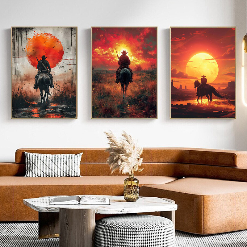 Classic Retro Game Cowboy Char - Retro Poster Gaming 评论和价格