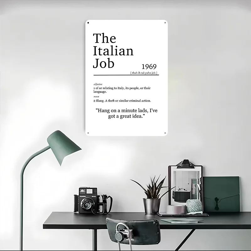Italian Job Poster Customized  - Retro Gaming Jobs 评论和价格