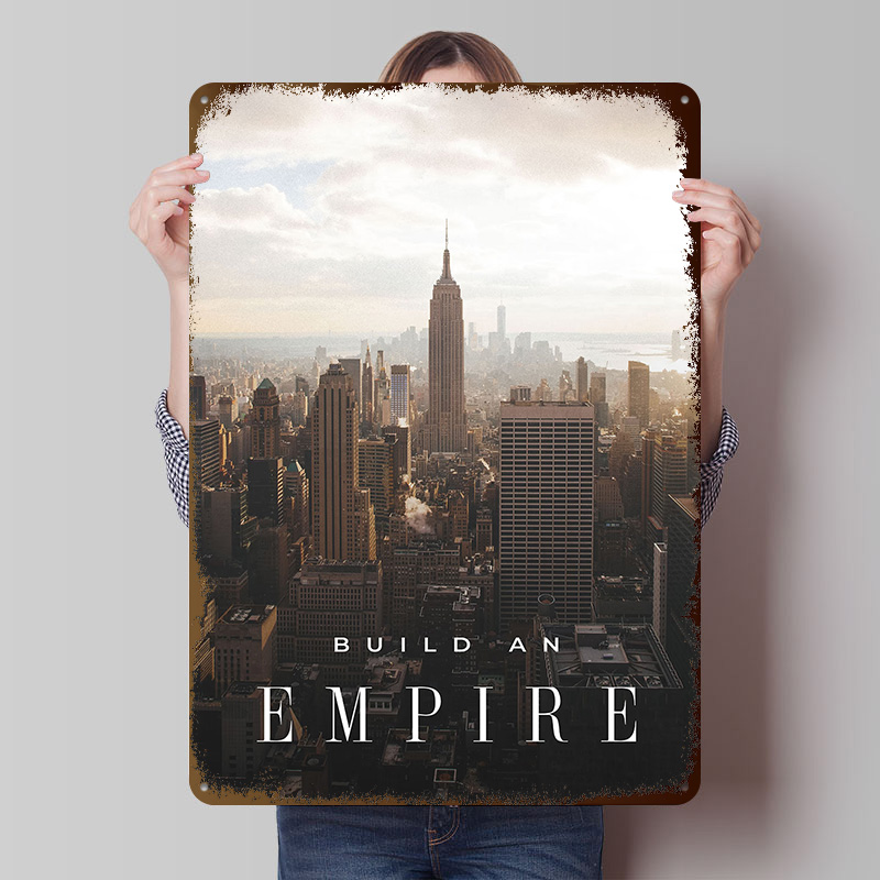 Build An Empire Metal Poster C - Retro Gaming Empire 评论和价格