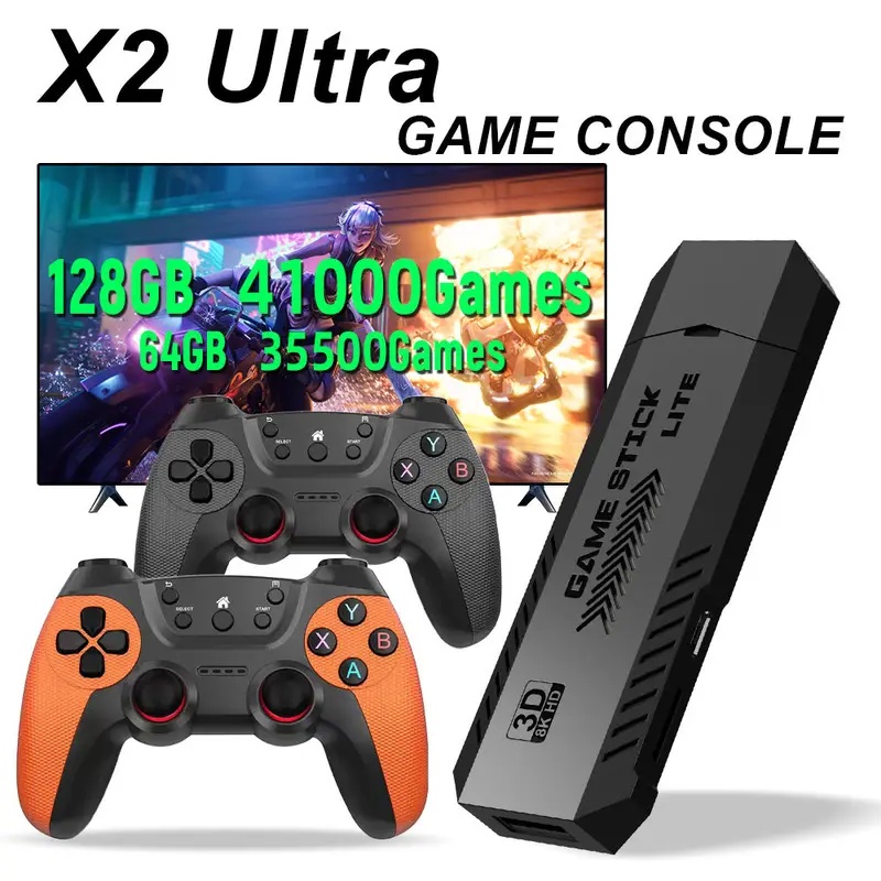 X2 Ultra Pro Retro Game Stick  - Retro Gaming System 评论和价格