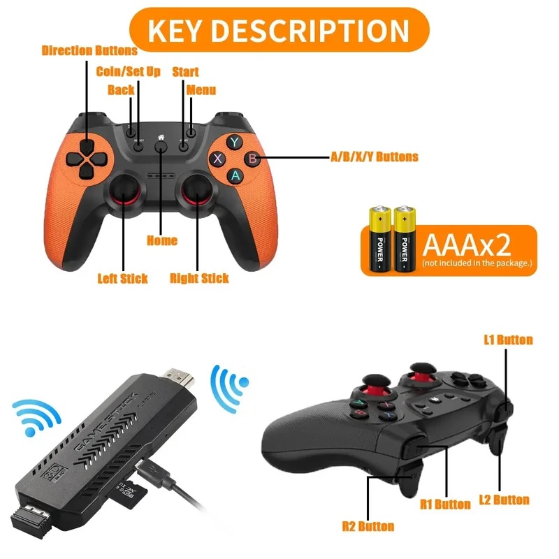 X2 Ultra Pro Retro Game Stick  - Retro Gaming System 评论和价格