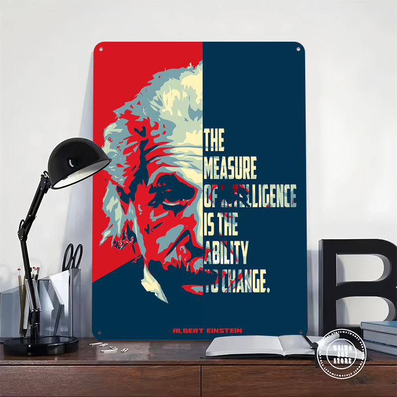 Albert Einstein Quotes Tinplat - Retro Poster Gaming 评论和价格
