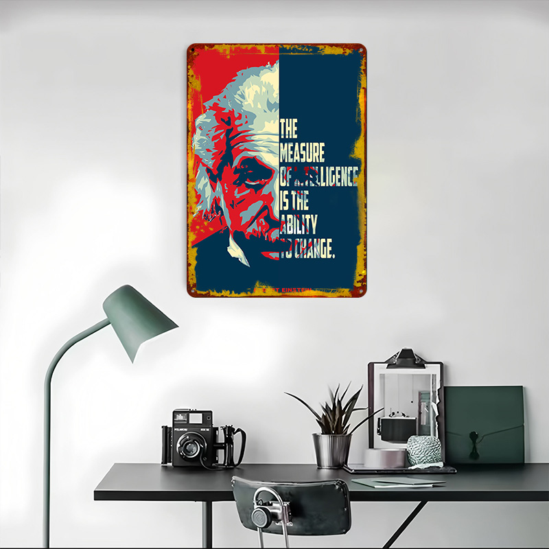 Albert Einstein Quotes Tinplat - Retro Poster Gaming 评论和价格