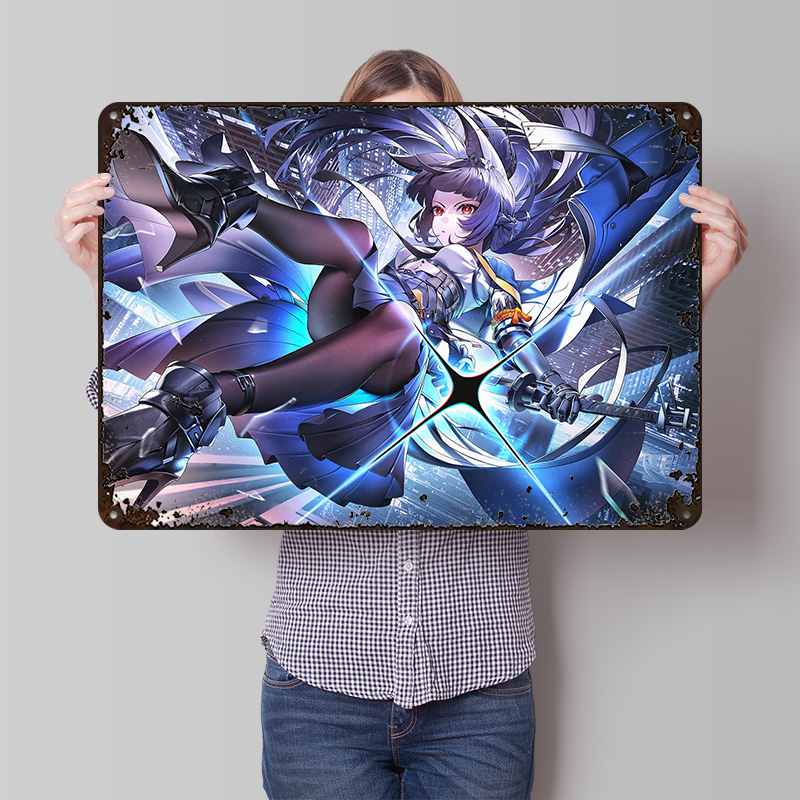 Hoshimi Miyabi Zenless Zone Ze - Retro Poster Gaming 评论和价格