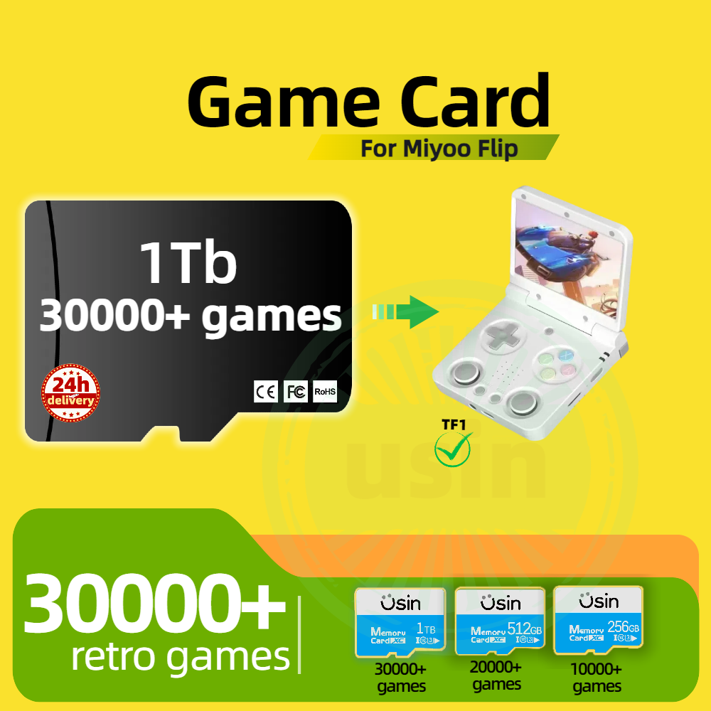 Game Card For Miyoo Flip 30000 - Retro Gaming System 评论和价格