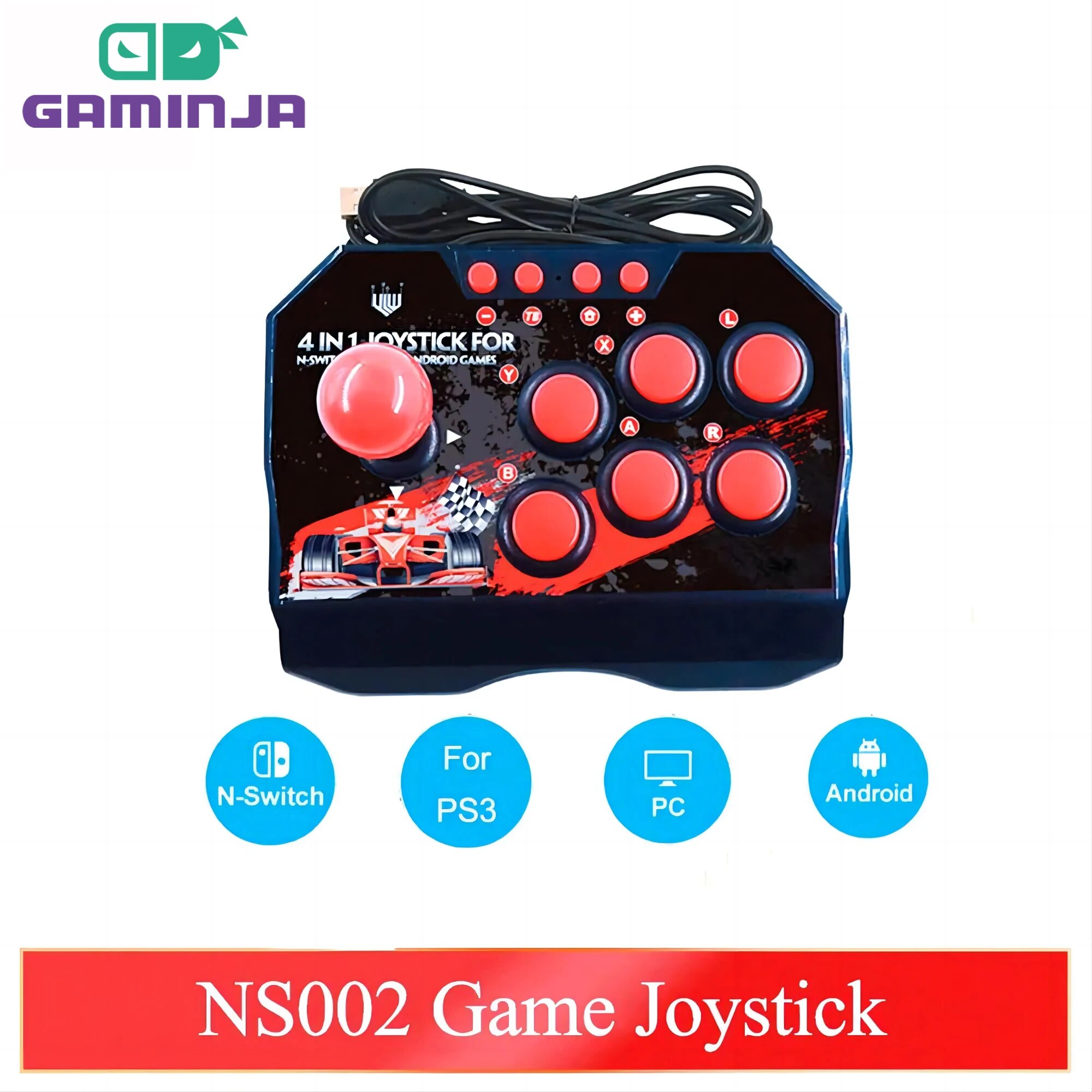 GAMINJA NS002 4 In 1 Retro Arc - Retro Gaming Raspberry Pi Zero 评论和价格