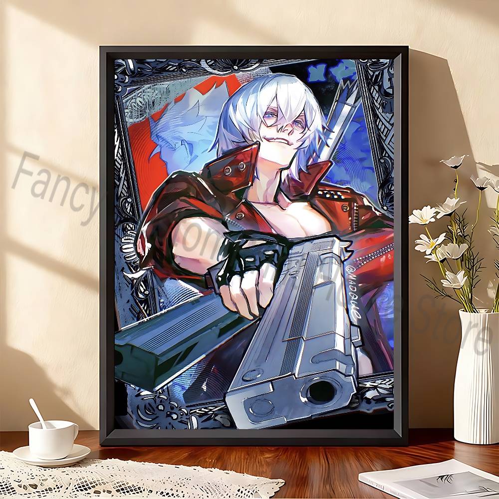 D-Devil May C-Cry Game Poster  - Retro Poster Gaming 评论和价格