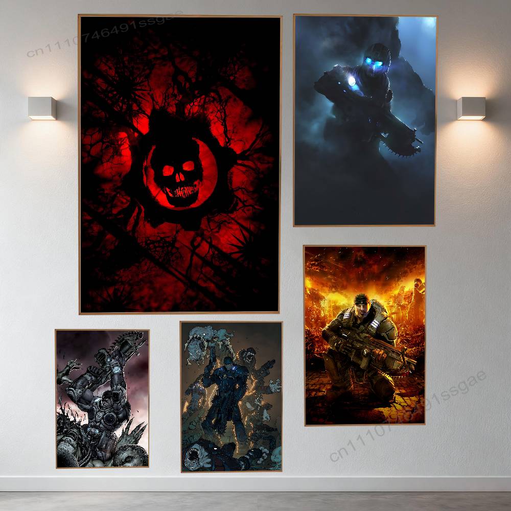 Game G-Gears of W-War Poster R - Retro Poster Gaming 评论和价格
