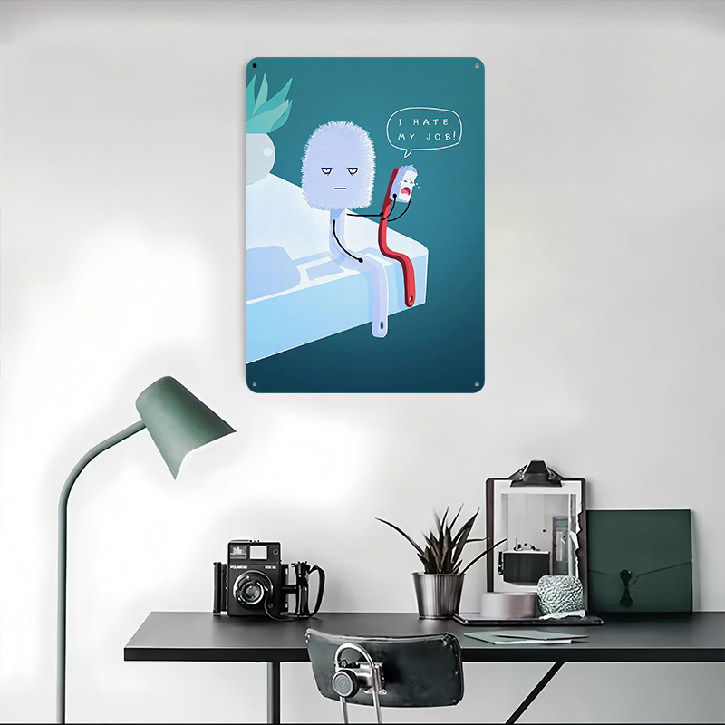 I Hate My Job Printed Poster C - Retro Gaming Jobs 评论和价格